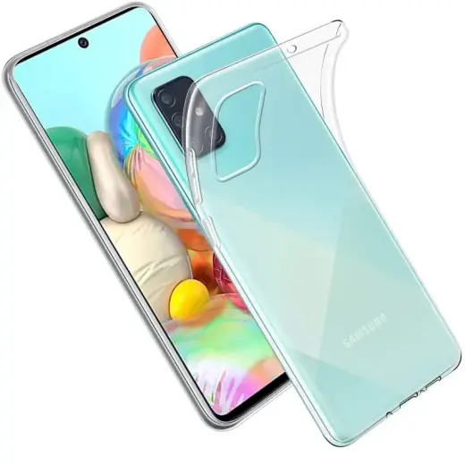 Reals Case ultra 1 mm silicone case for Samsung A715 Galaxy A71 transparent