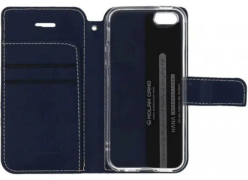 Molan Cano Issue Book Case for Xiaomi Redmi Note 9T Navy