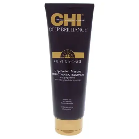 CHI Deep Brilliance Deep Protein Masque Strengthening Treatment 8 Oz