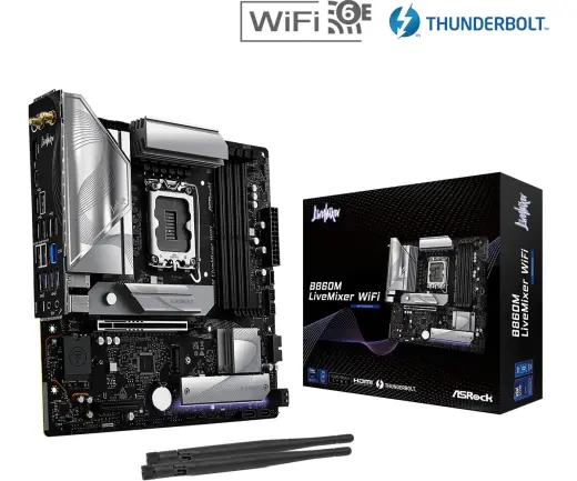 Motherboard B860M LIVEMIXER WIFI s1 851 4DDR5 mATX 
