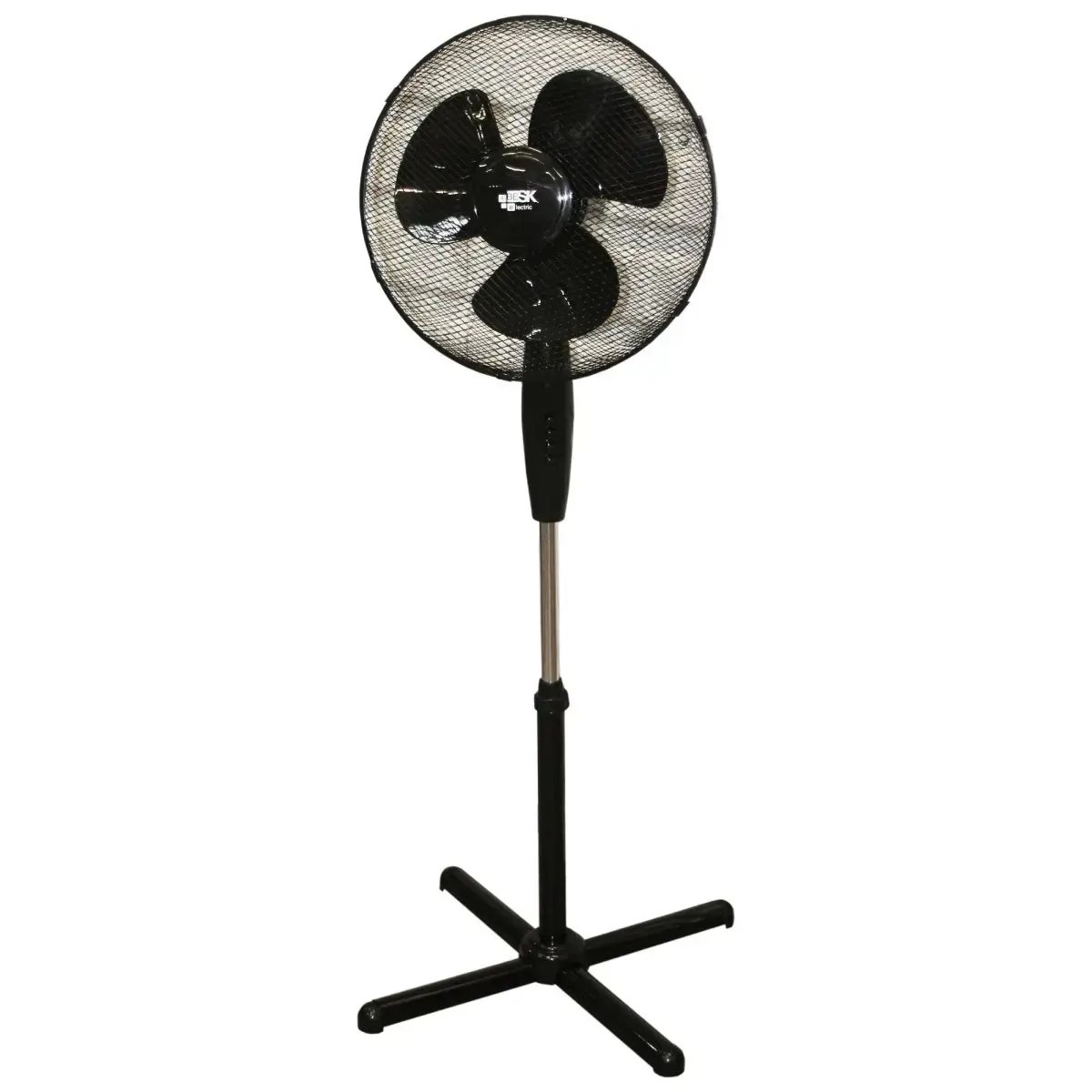 Grīdas ventilators 40.64cm, 40W, 3 ātrumi, melns