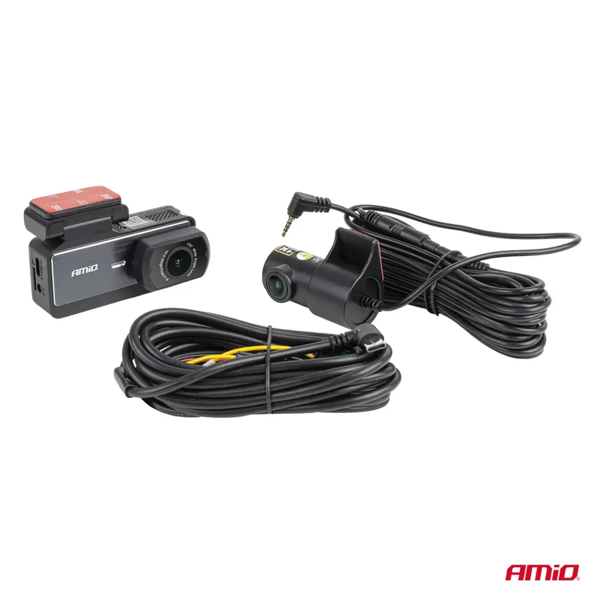 Front and rear dash camera 1K WLAN 256 GB WIFI Full HD AMIO-04799