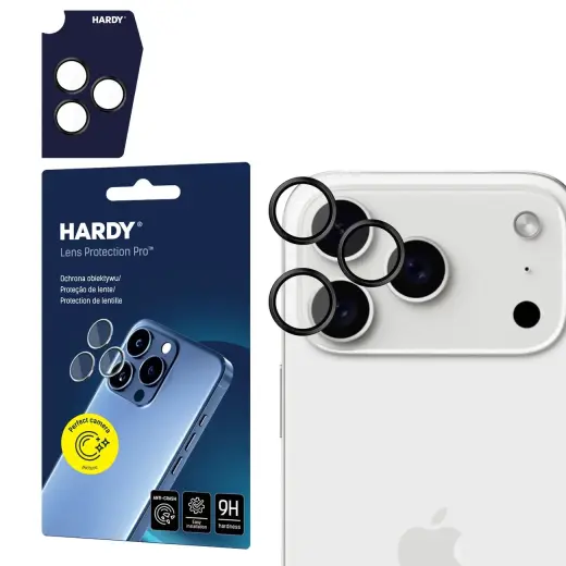 3mk HARDY Lens Protection Pro lens glass for iPhone 17 Pro | 17 Pro Max - black