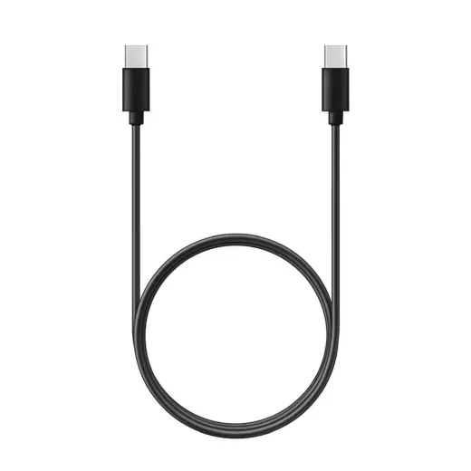 C296 datu pārraides un uzlādes vads | USB-C uz USB-C | PD, QC | 60W | 1m | melns