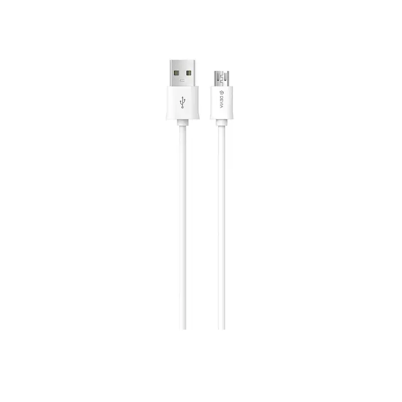 Devia cable Smart EC065 USB - MicroUSB 2,0 m 2,1A white