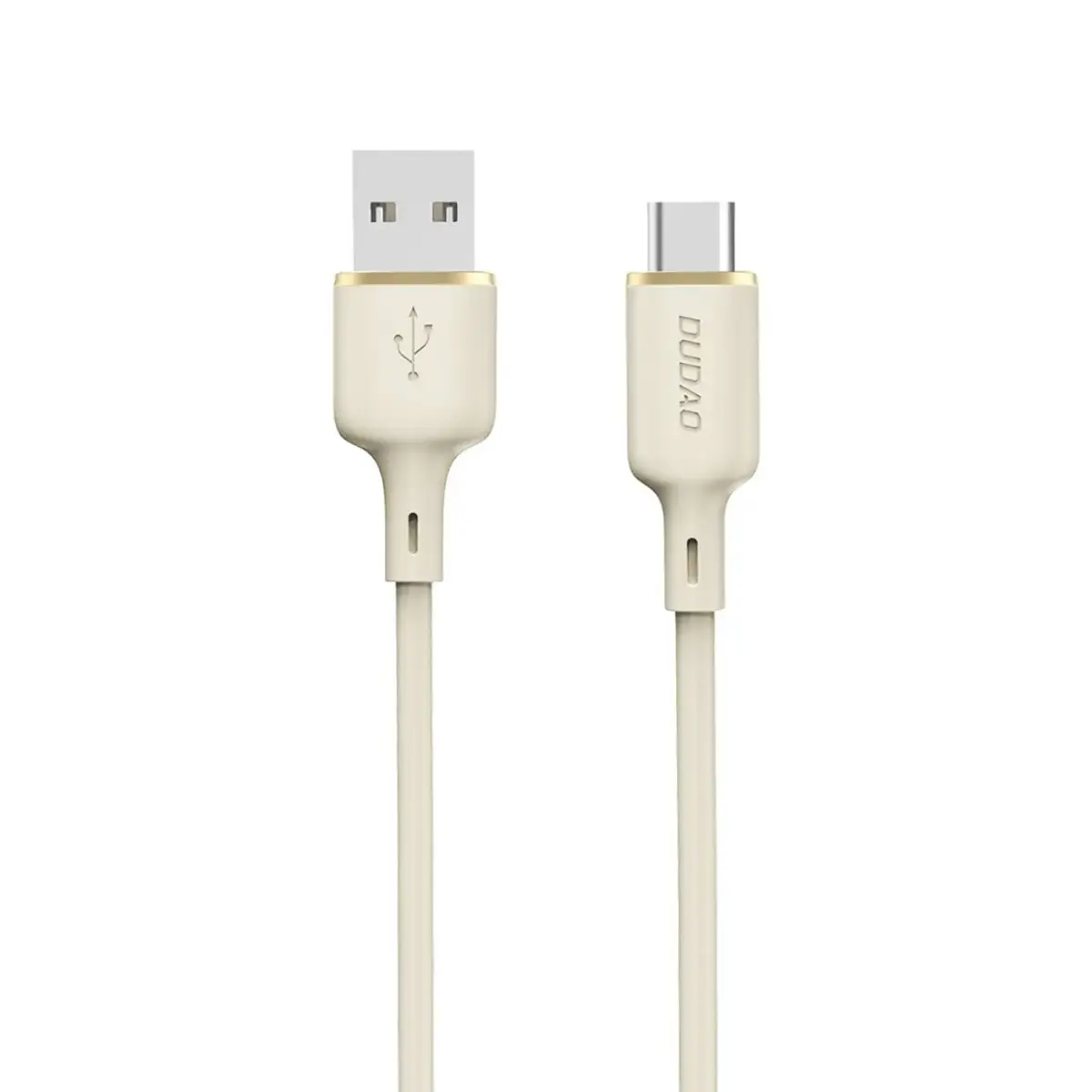 Dudao L7SC data transfer and charging cable | USB-A to USB-C | 25W | 1m | beige