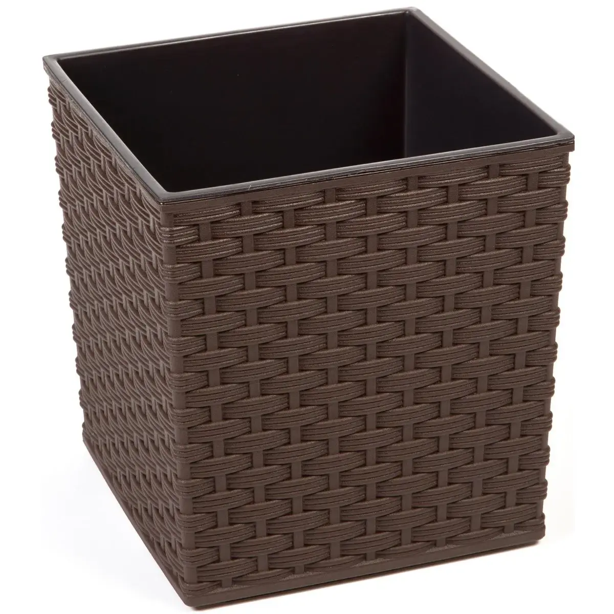 LAMELA Flower pot Juka rattan 250x250mm, dark brown