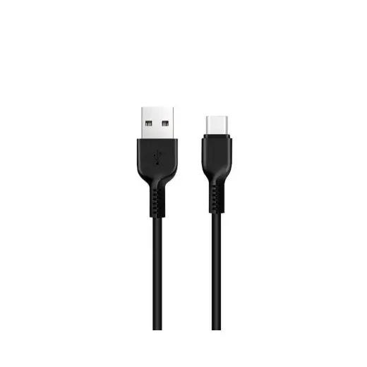 Hoco X20 datu pārraides un uzlādes vads | USB-A uz USB-C | 12W | 2m | melns