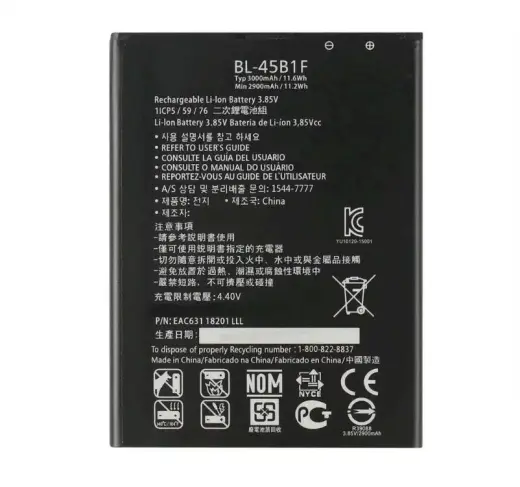 LG BL-45B1F Oriģināla Baterija LG V10 | H968 | F600 | H961N Li-Ion 3000 mAh (OEM)