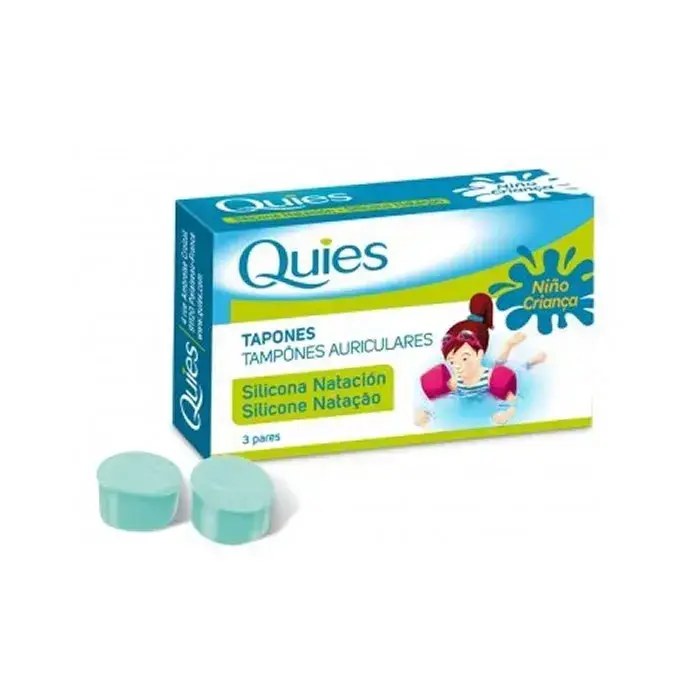 QUIES Children`s Silicone Swimming Plugs (6