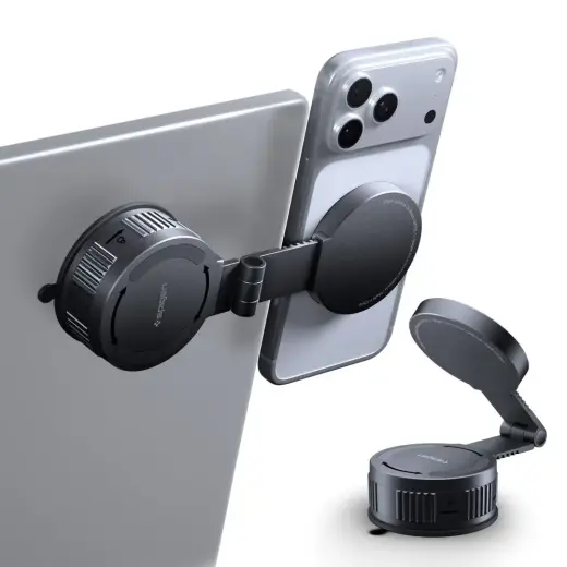 Spigen MFT35-1 magnetiline auto telefonihoidik iminapaga MagSafe ühilduv must