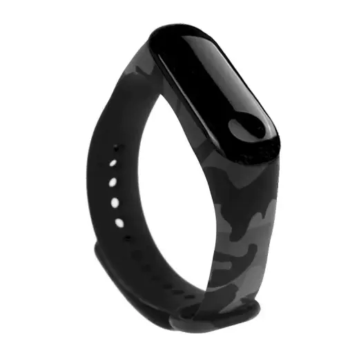 Fusion Camouflage Band For Xiaomi Mi Band 3 | Mi Band 4 Gray