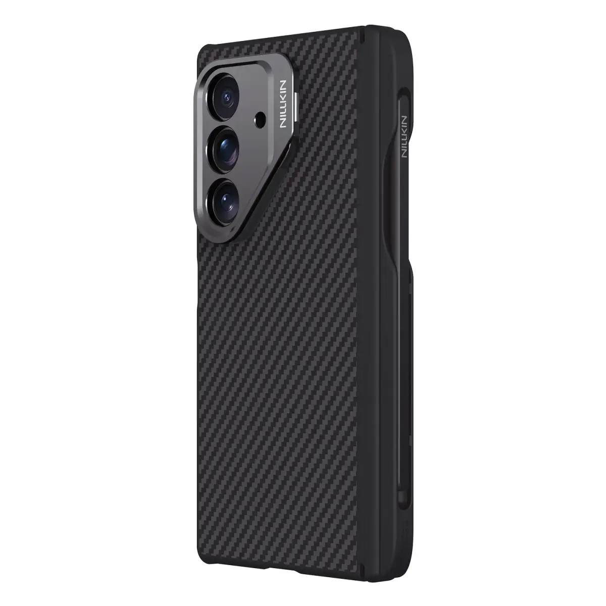 Nillkin CarboProp Aramid Magnetic Pen Slot Case for Samsung Galaxy Z Fold 7 Black