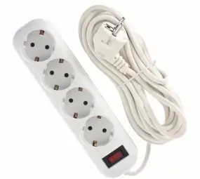 Bellight Extension cord with 4 sockets  3m