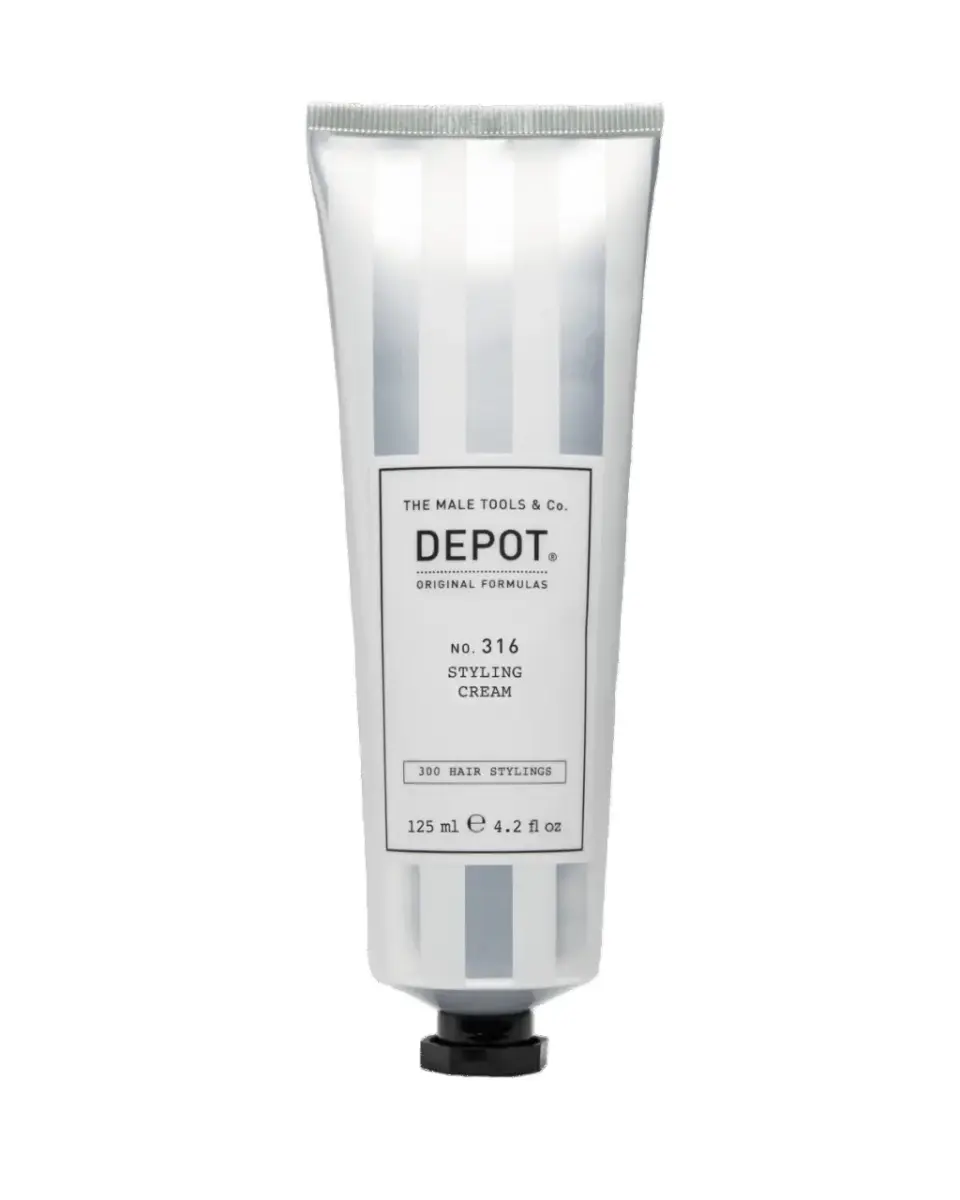 Depot, 300 Hair Stylings No. 316, UV Filter, Hair Styling Cream, Medium Hold, 125 ml