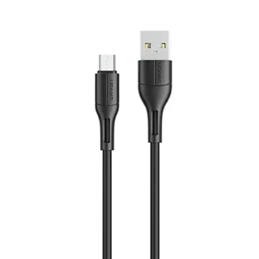 USAMS U68 SJ502USB01 data transfer and charging cable | USB-A to Micro USB | 10W | 1m | black
