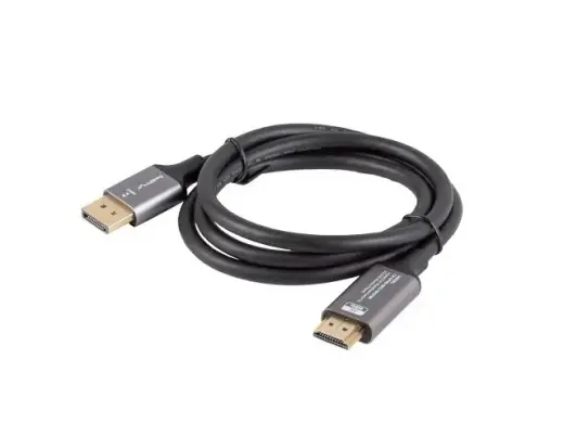 Displayport(M)-HDMI(M) cable 1M 4K black and silver