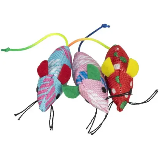 Rotaļlieta kaķiem - Trixie Mouse, fabric, catnip, 7 cm, 1 gab