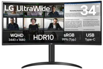 LG Monitor UltraWide 34WR55QK-B 34WR55QKB (34WR55QK-B.AEU)