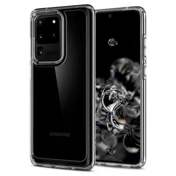 Spigen Ultra Hybrid telefoniümbris mudelile Samsung Galaxy S20 Ultra, läbipaistev