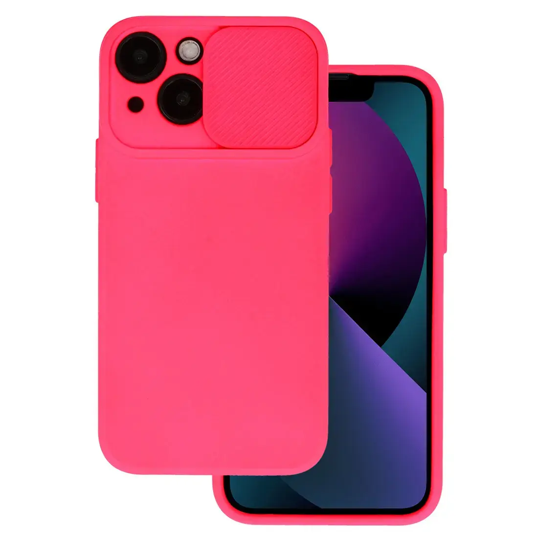 Camshield Soft maciņš telefonam iPhone 15 Plus rozā (ar kameras aizsargu)