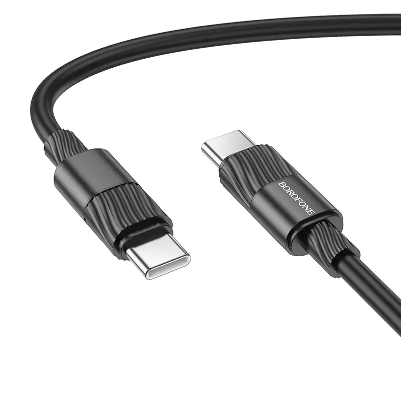 Borofone Cable BX106 Charge - Type C to Type C - 60W 3A 1 metre black