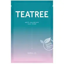Tea Tree Anti Blemish Clean Vegan Mask - Cleansing Face Mask.