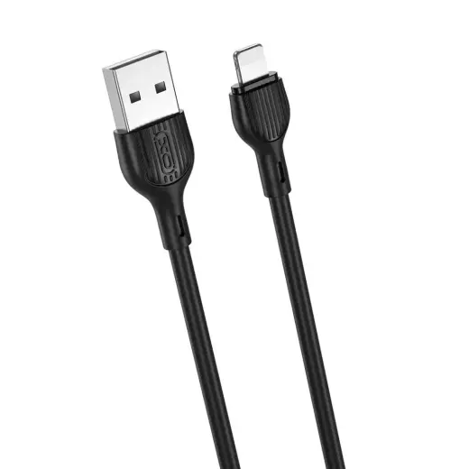 XO NB200 провод для передачи данных и зарядки | USB-A на Lightning | 10.5W | 1m | чёрный