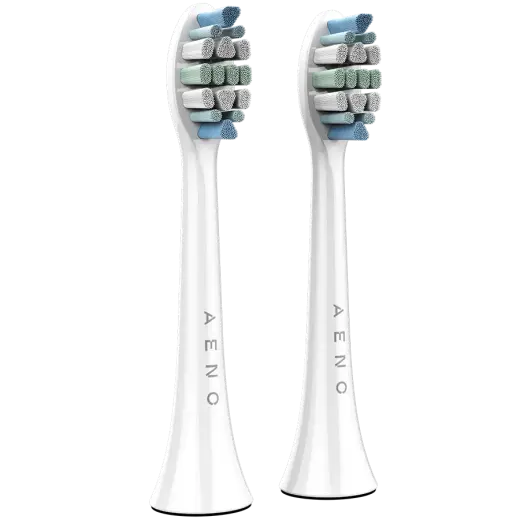 AENO Replacement Toothbrush Heads for DB3/DB4/DB5/DB6, White, 2 pcs