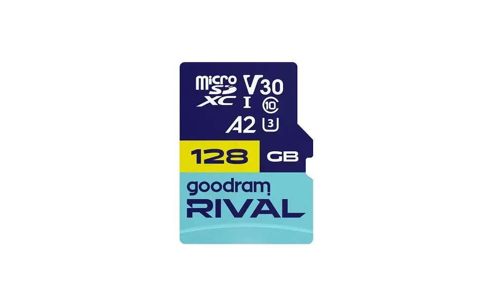 GOODRAM RIVAL Memory card microSD 128GB 100MB/s class 10 UHS-I V30 A2 with adapter SD