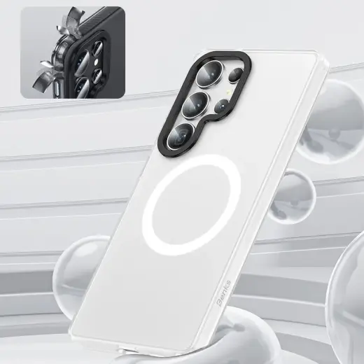 Benks Magnetic Lucid Armor Case (0045) for Samsung Galaxy S25 Plus Ultra white Photo