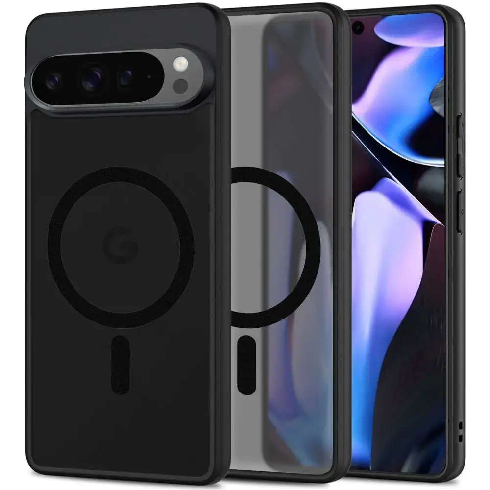 TECH-PROTECT MAGMAT MAGSAFE GOOGLE PIXEL 9 | 9 PRO MATĒTS MELNS