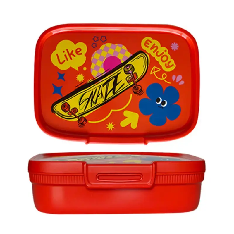 Food storage container rectangular 1.3L Snap Box red/fun-tilities