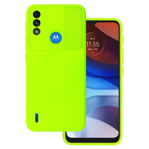 Camshield Soft for Motorola Moto E7 Power/E7i Power Lime