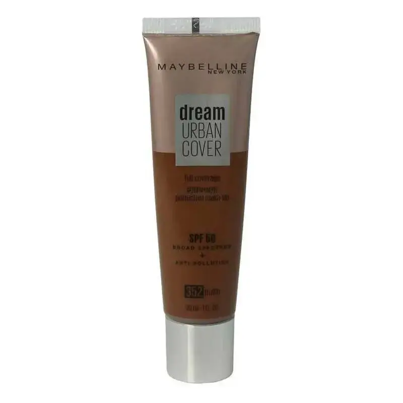 Maybelline, Dream Urban Cover, Full Cover, Cream Foundation, 352, Truffle, SPF 50, 30 ml