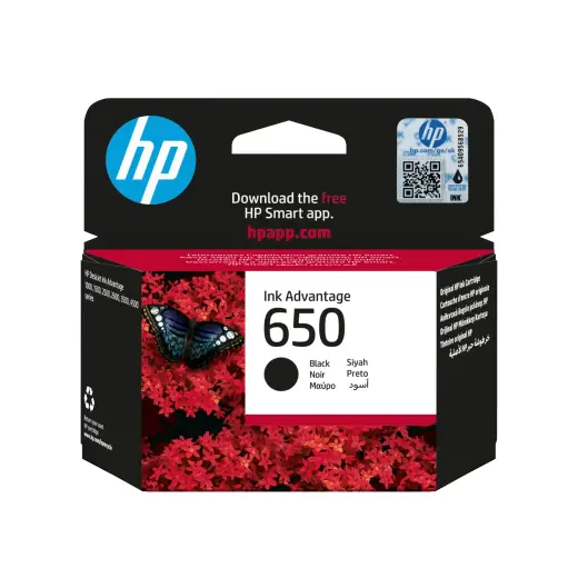 Tintes kārtridžs HP 650 CZ101AE melns