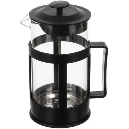 Kruzzel (4565) Kafijas/tējas preses stikla tējkanna 1L