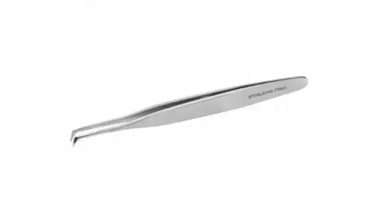 Staleks Expert 40 Type 2 Professional Eyelash Tweezers - Professional False Eyelash Tweezers