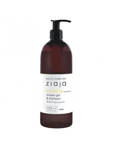 Ziaja Baltic Home Spa Vitality Shower Gel for Face, Body and Hair 500 Ml