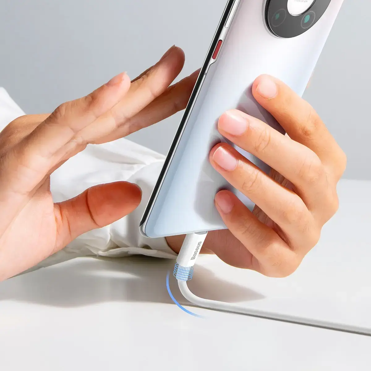 Baseus Superior Series Cable USB to USB-C 100W 1m white