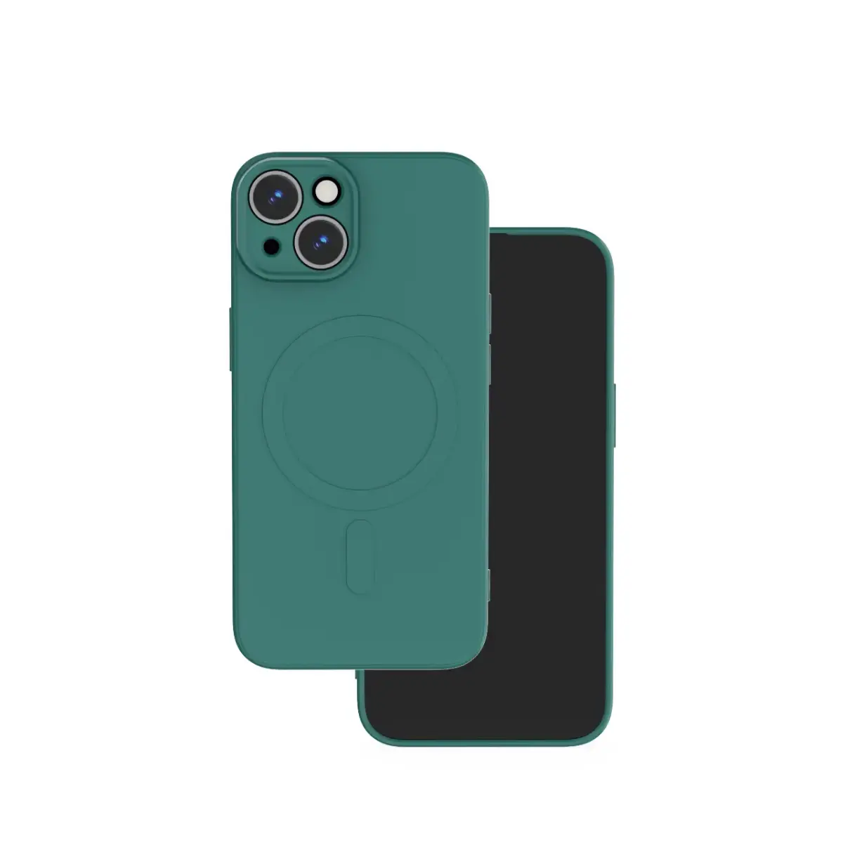 Simple Color Mag case for Samsung Galaxy A37 5G dark green