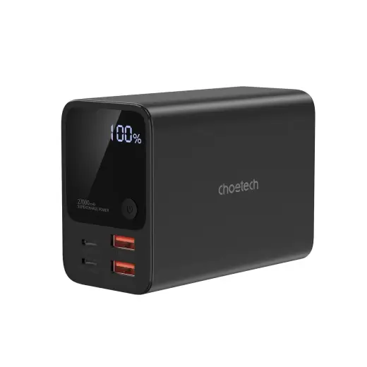 Choetech B635BK external battery (powerbank) | 27000 mAh | 22.5W | USB-A, USB-C | black