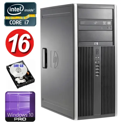 HP 8100 Elite MT i7-860 16GB 500GB NVS450 DVD WIN10Pro [refurbished]