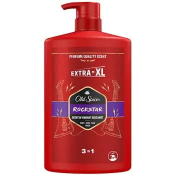 Old Spice Rockstar Body, Hair, Face Wash - Sprchový gel 3 v 1 1000ml