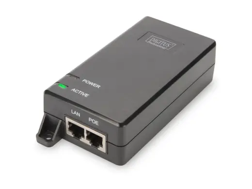 Adapter PoE+ 802.3at, max. 55V 30W Gigabit 10|100|1000Mbps, active