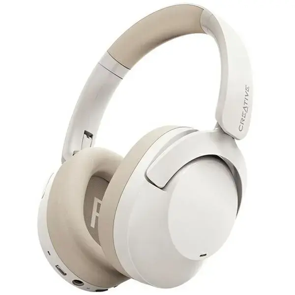 Creative Słuchawki bezprzewodowe Zen Hybrid 2 kremowy|cream Bluetooth 5.2 ANC