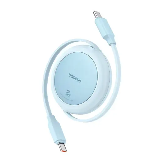 Baseus Free2Pull Mini data transfer and charging cable | USB-C to USB-C | 60W | 1m | blue