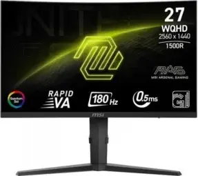 Monitors MSI MAG 275CQRF QD E2 2560 x 1440 27" 