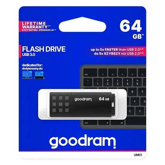 Goodram mälupulk 64GB USB 3.0 UME3 must