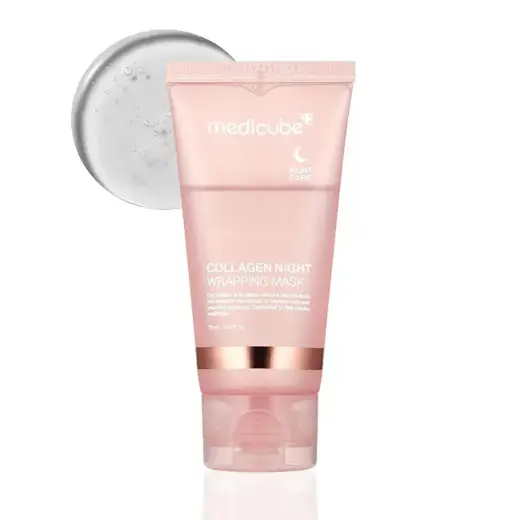 Medicube Collagen Night Wrapping Mask - 75ml - Hydrating Sleep Mask with Hyaluronic Acid - Face the Future